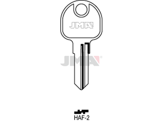 HAF-2 Cilindričan ključ (Silca HF75 / Errebi HAF3) 13162