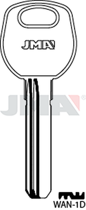 JMA WAN-1D Specijalan ključ (Silca WJ1R / Errebi WAN1R)