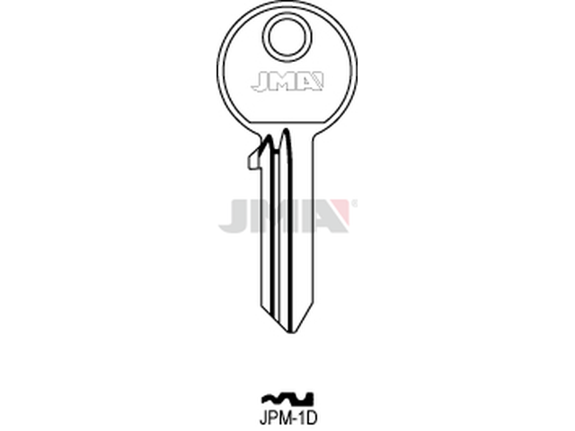 JPM-1D Cilindričan ključ (Errebi AU16/ Silca JM1) 20034