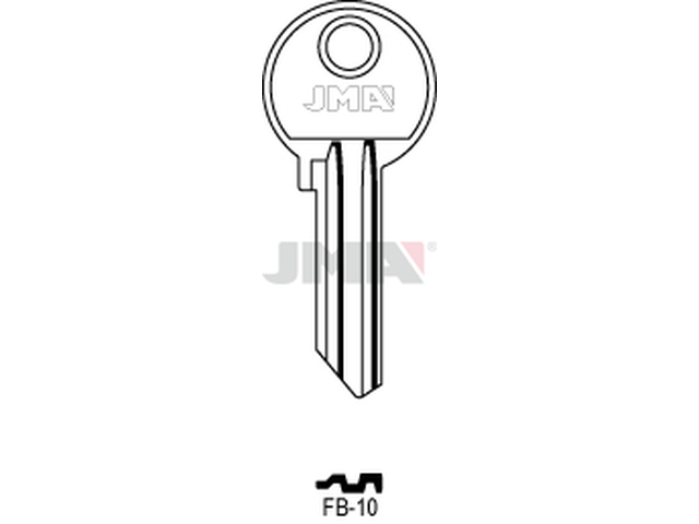FB-10 Cilindričan ključ (Silca FB18R / Errebi F27R) 12984