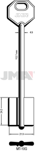 JMA MT-10G Kasa ključ (Silca MTNC, 5MT23T / Errebi 2MO8R)