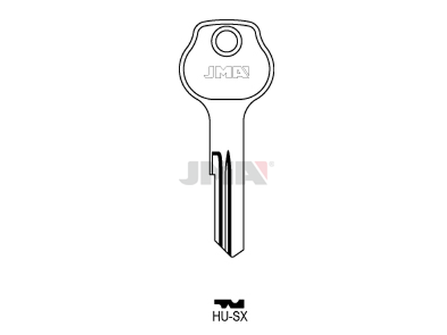 HU-SX Cilindričan ključ(Errebi HF7/Silca HU9) 20625