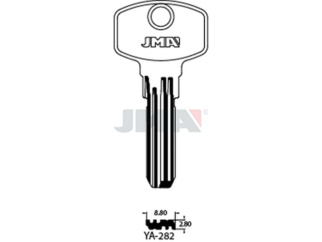 YA-282 Specijalan ključ (Silca YA94 / Errebi YI21) 14953