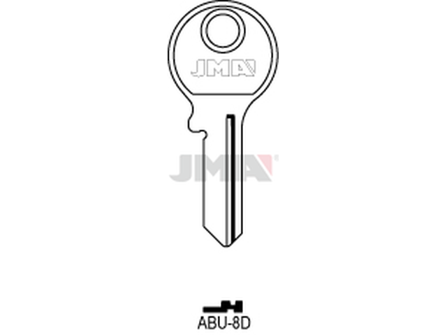 ABU-8D Cilindričan ključ (Silca CS19 / Errebi BUA3) 12499