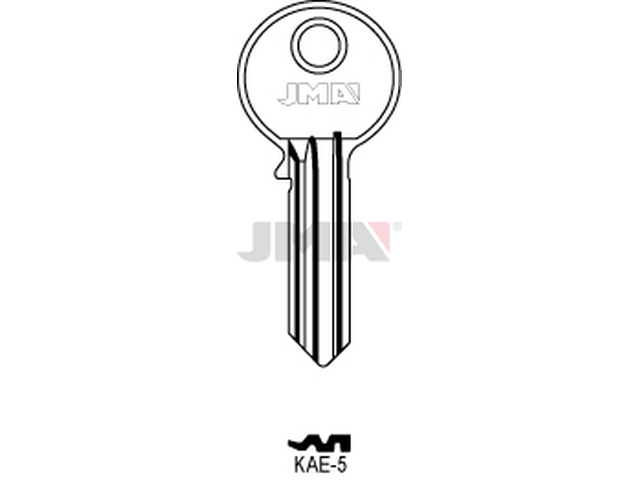 KAE-5 Cilindričan ključ (Silca KLE3R / Errebi KAL1R) 13305