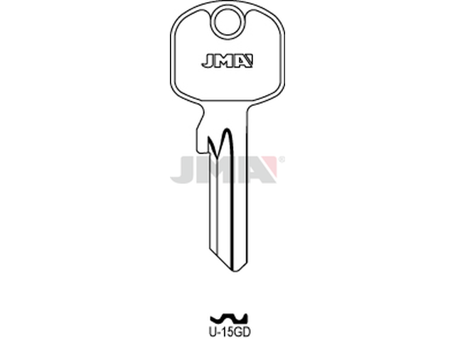 U-15GD Cilindričan ključ (Errebi UK5D) 13983