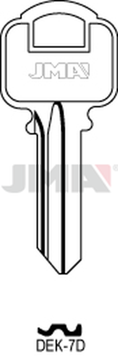 JMA DEK-7D Cilindričan ključ (Silca DK9R)