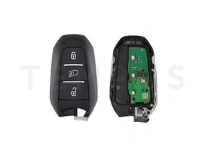 OSTALI EL PEUGEOT 17 A - Peugeot AES handsfree smart daljinac 3 tastera - FAR, aftermarket, A3M15 A3M05 A3M65, Hitag AES 433MHz CIT-1 / VA2