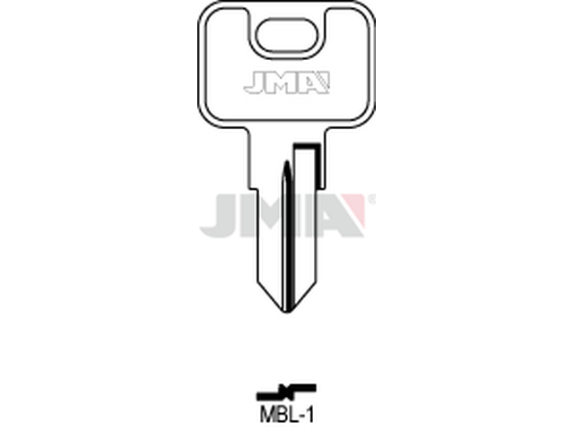 MBL-1 Cilindričan ključ (Silca MBL1 / Errebi MBL1) 13438