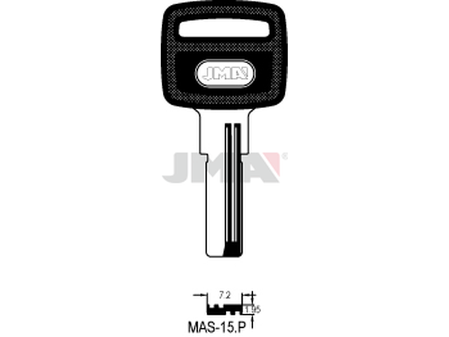 MAS-15.P Specijalan ključ (Silca MS20P / Errebi M19P154) 13419