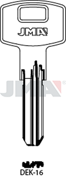 JMA DEK-16 Specijalan ključ (Silca AX12 / Errebi MAU4)