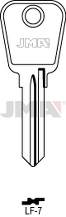 JMA LF-7 Cilindričan ključ (Silca LF19, LF32 / Errebi LF20, LF22)