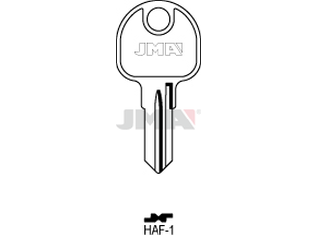 HAF-1 Cilindričan ključ (Silca HF74 / Errebi HAF1) 13160