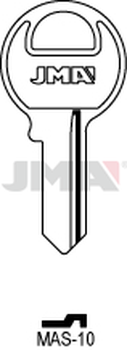 JMA MAS-10 Cilindričan ključ (Silca MS2 / Errebi M1)