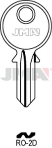 JMA RO-2D Cilindričan ključ (Silca RO1 / Errebi R3)