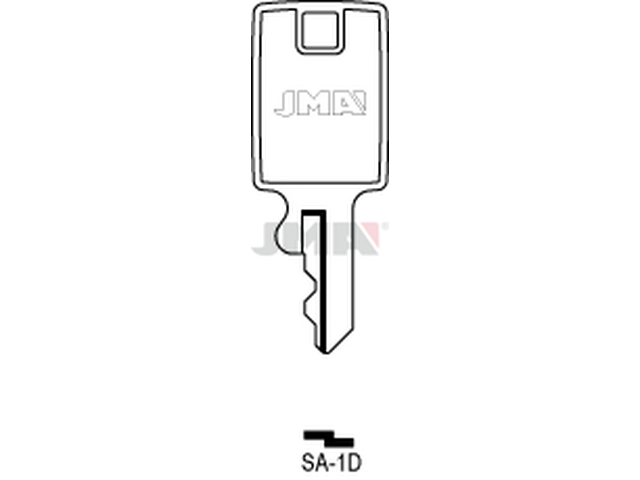 SA-1D Cilindričan ključ (Silca SA1R / Errebi SAM1R) 13655