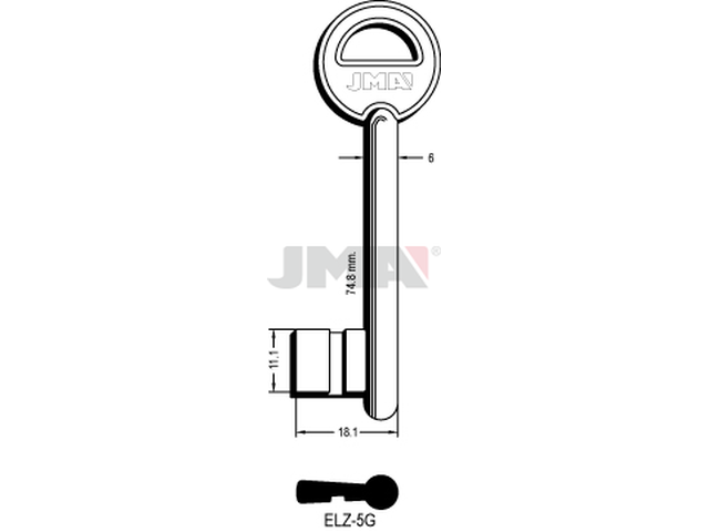 ELZ-5G Kasa ključ (Errebi 65EZ5) 12914