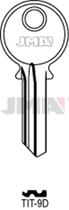 JMA TIT-9D Cilindričan ključ (Silca TN4 / Errebi TT4)