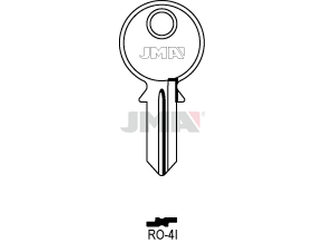 RO-4I Cilindričan ključ (Silca RO5R / Errebi R5) 13646