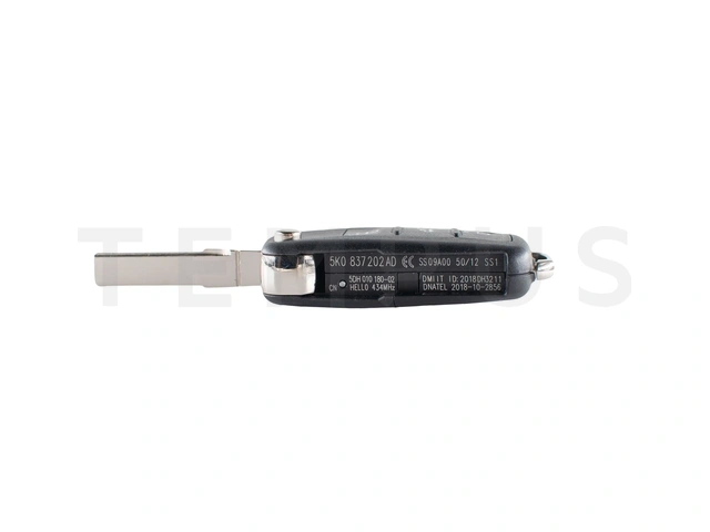EL VW 02 A - VW daljinac 3 tastera KEYLESS 5K0 837 202 AJ, aftermarket, ID48 433MHz 20697
