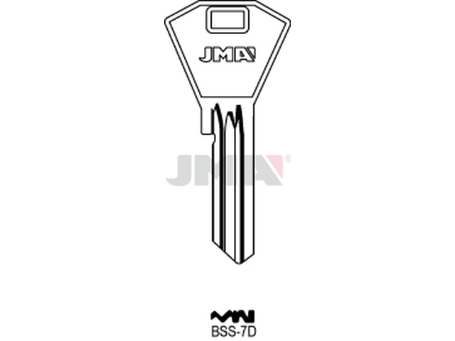 BSS-7D Cilindričan ključ (Errebi BN10) 12642