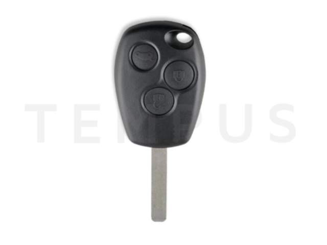 EL RENAULT 28 - Renault Clio3 daljinac 3 tastera, aftermarket, PCF7947 ID46 433MHz 19552