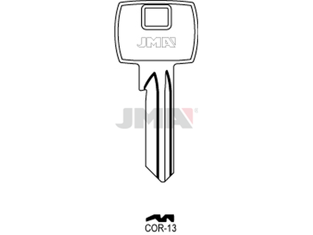 COR-13 Cilindričan ključ (Silca CB30R / Errebi CO22R) 12757