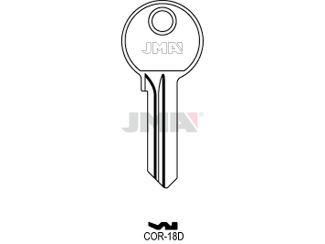 COR-18D Cilindričan ključ (Silca CB31 / Errebi CO15) 12760