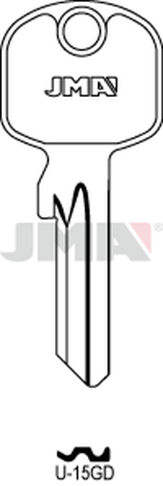 JMA U-15GD Cilindričan ključ (Errebi UK5D)