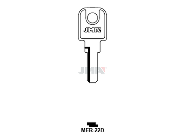 MER-22D Cilindričan ključ (Errebi MR33/Silca MER39) 21089