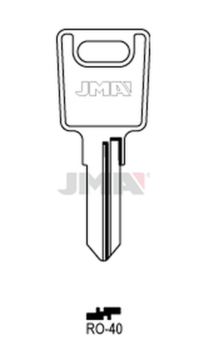 JMA RO-40 Cilindričan ključ (Silca RO67)