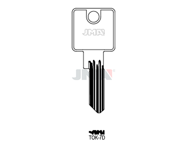 TOK-7D/TK31 Cilindričan ključ (Errebi BFA5, TK31/Silca TO52, TO52) 20671