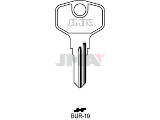 BUR-10 Cilindričan ključ (Silca HPP1 / Errebi BG36) 12644