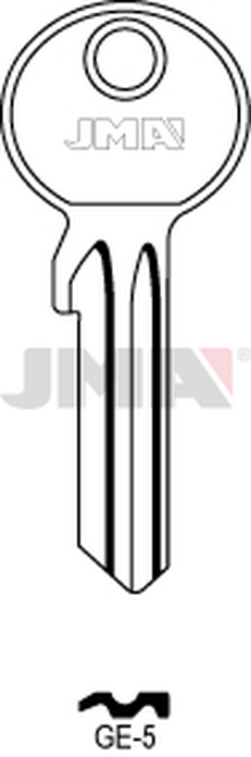 JMA GE-5 Cilindričan ključ (Silca GE1RX / Errebi GG5S)