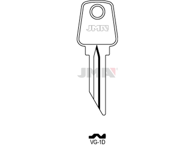 VG-1D Cilindričan ključ (Silca VLG1 / Errebi VLG1D) 14041
