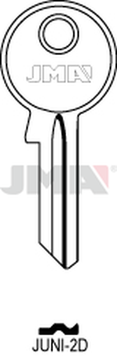 JMA JUNI-2D Cilindričan ključ (Silca JU2 / Errebi JN5)