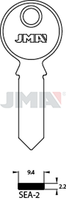 JMA SEA-2 Specijalan ključ (Silca SEB2 / Errebi SE2)