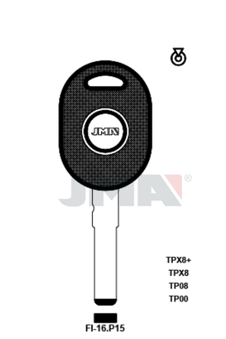 JMA TP00FI-16.P15 (Silca SIP22MH* / Errebi T00GB18PA)