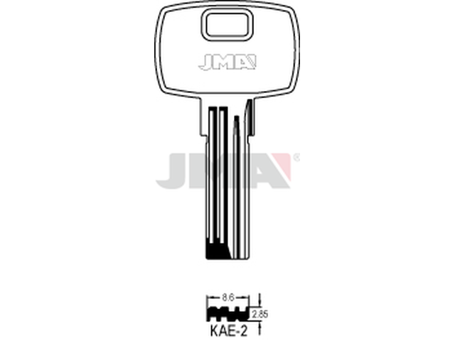 KAE-2 Specijalan ključ (Silca KLE2R / Errebi KAL2) 13303