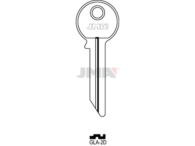 GLA-2D Cilindričan ključ 13123