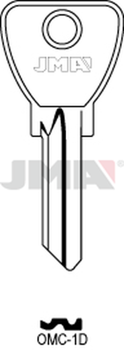 JMA OMC-1D Cilindričan ključ (Silca OC238 / Errebi O5D)