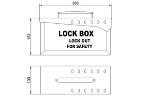 IFAM GROUP BOX 12 PADLOCKS 090540 Lockout kutija