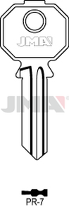 JMA PR-7 Cilindričan ključ (Silca PF092 / Errebi PS5N)