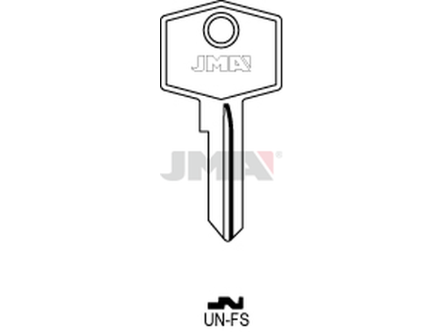 UN-FS Cilindričan ključ (Silca UNI11A / Errebi UN1) 14020