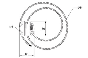 IFAM CABLE LOCKOUT 6 MM 090300 Lockout sajla