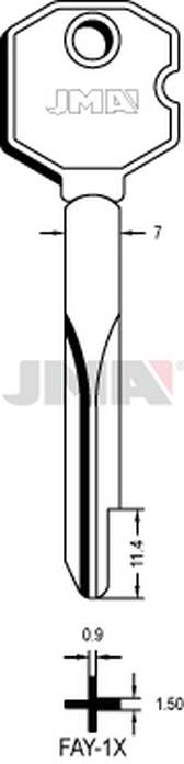 JMA FAYN Krstasti ključ (Errebi FAYX1)