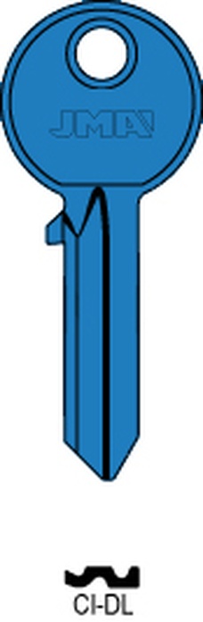 JMA CI-DL AZUL Cilindričan ključ (Silca CS206, AB1, CS206 / Errebi C5D,AU5D, C5D)