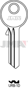 JMA URB-1D Cilindričan ključ (Errebi URB5D)