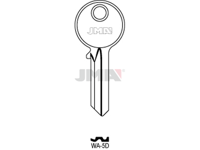 WA-5D Cilindričan ključ (Silca WA1 / Errebi W5D) 14072