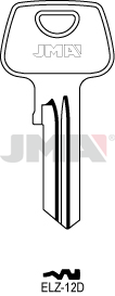 JMA ELZ-12D Cilindričan ključ (Errebi EZ13)